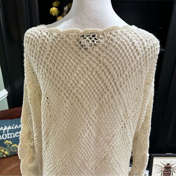 Hillary Paige vintage crochet floral tunic top dress size Small - Picture 9 of 11